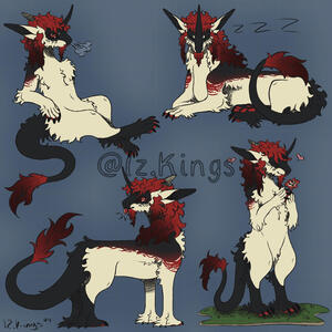 Mini Full Body Sketch Page w/ Scene